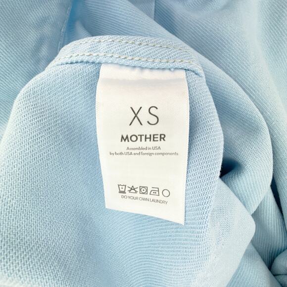 MOTHER Denim SNACKS! The Big Bite Jacket in Blue Barrymore XS - Picture 8 of 16